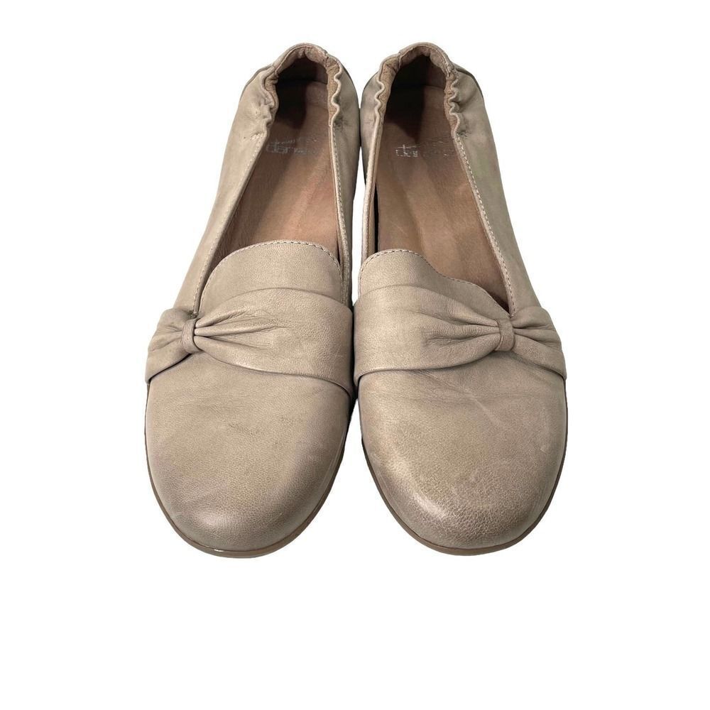 New Dansko Karen bow leather loafers‎ flats Sz 38
